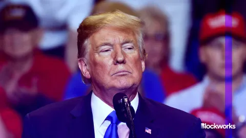 Trump cites merchandise sales in apparent bitcoin U-turn