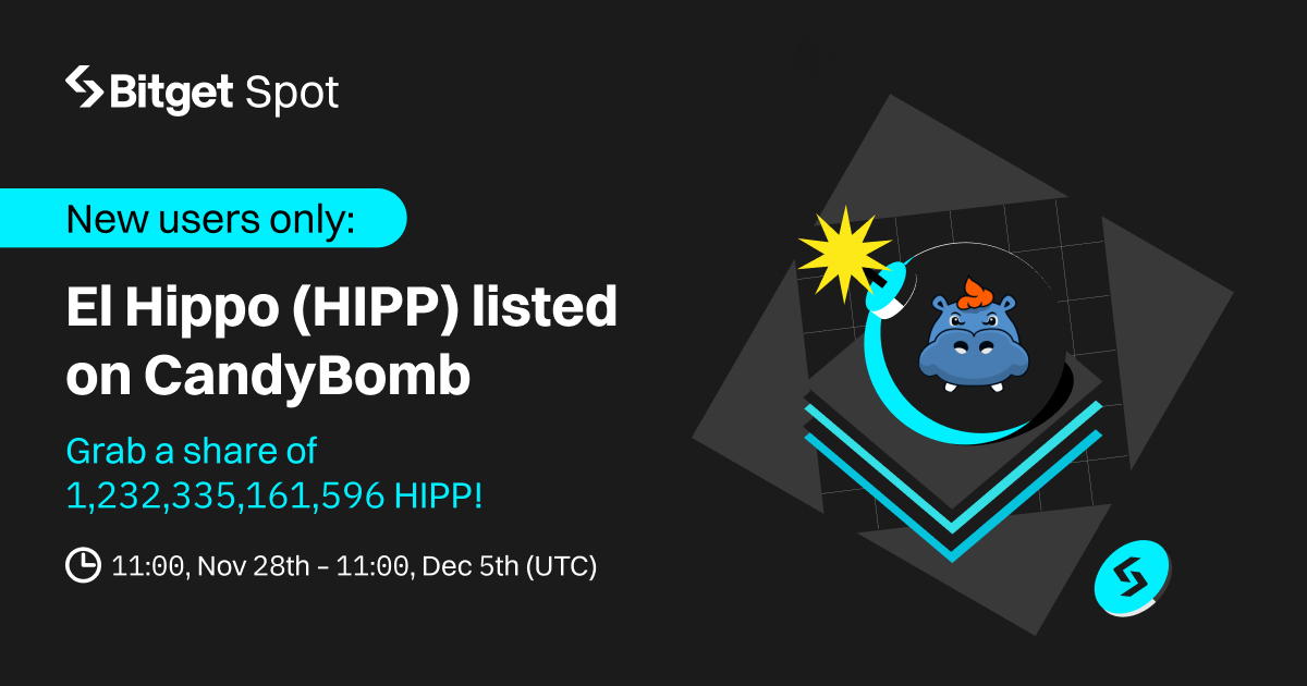 New users only:  Trade, net deposit, and invite friends in CandyBomb to earn HIPP! image 0