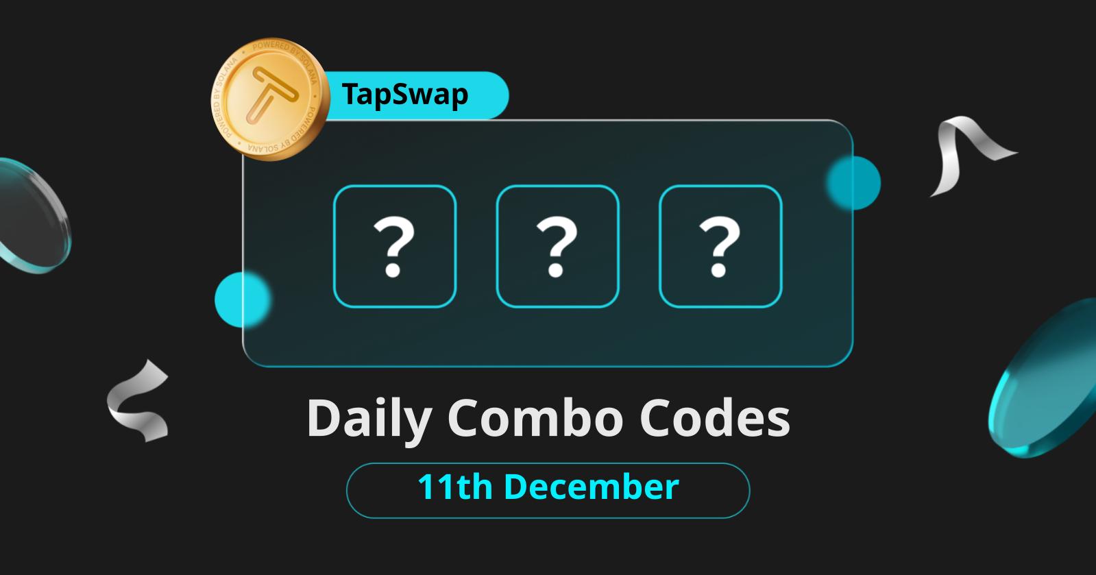 Today's TapSwap Daily Cinema Codes for December 11, 2024