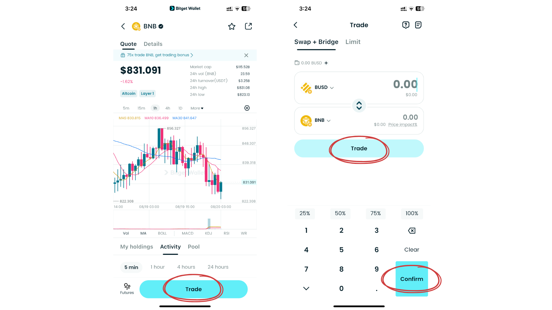 How to Buy BNB Chain (BNB) on Bitget Wallet? image 4