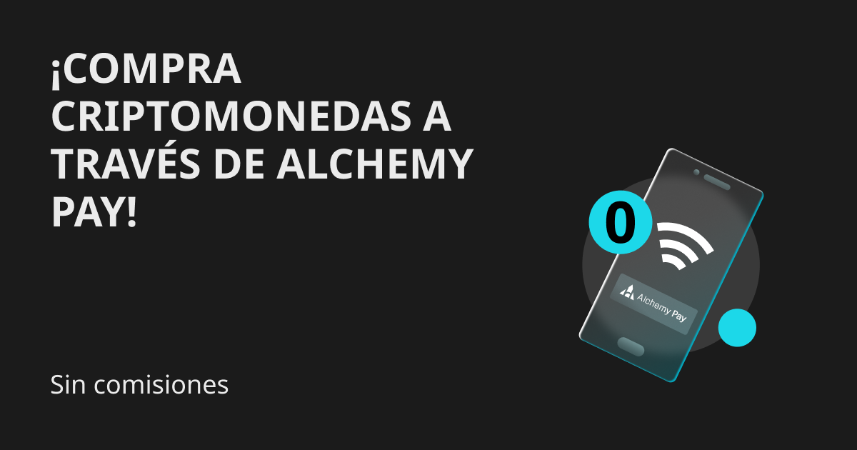 Sin comisiones: ¡Compra criptomonedas a través de Alchemy Pay! image 0