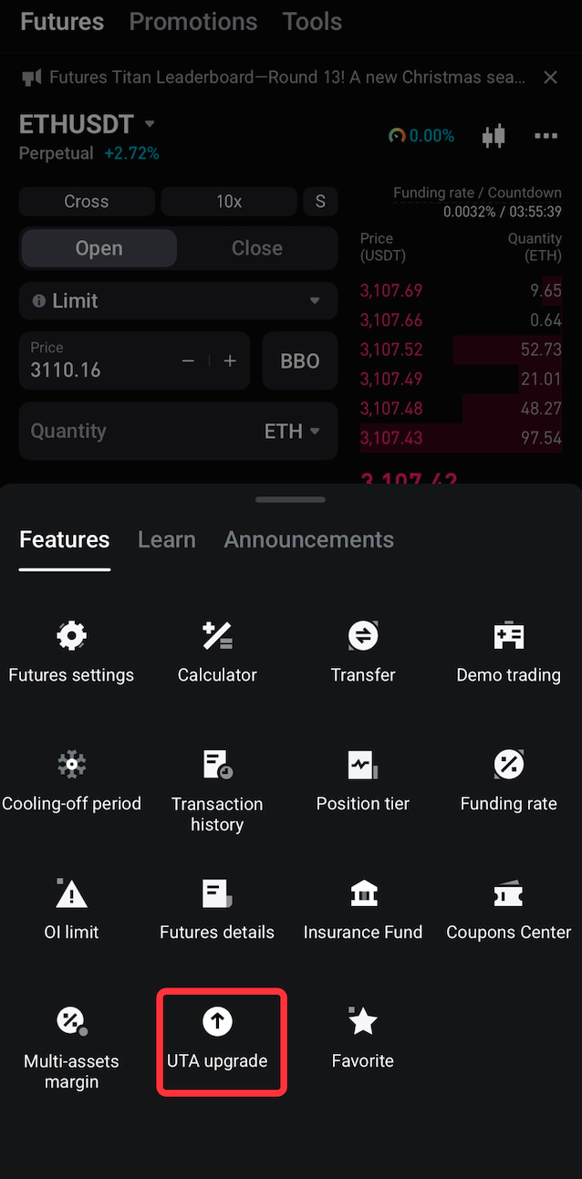 How to Upgrade to Unified Trading Account?