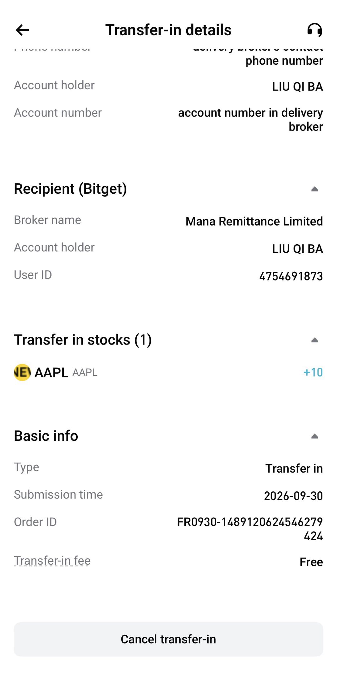 Comment transférer vos actions sur Bitget: un guide étape par étape image 10