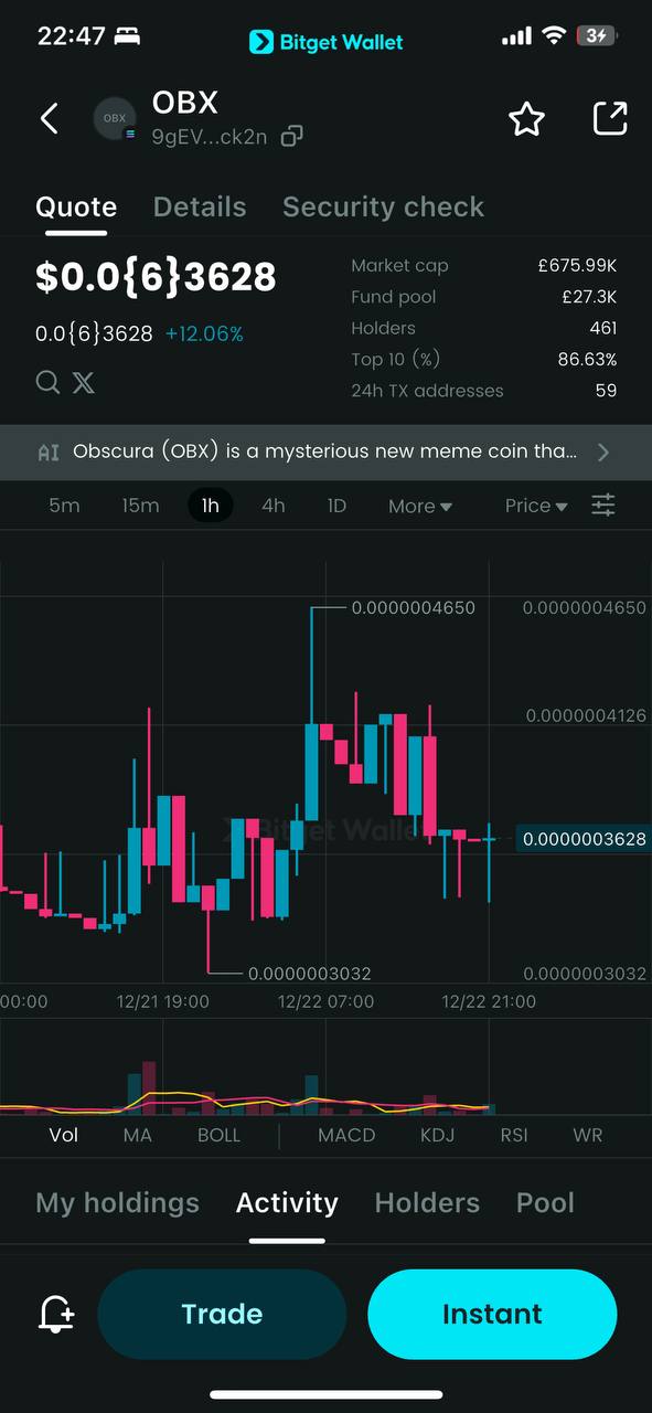 What Is Obscura Preis Heute (OBX): Arbitrum ERC-20 Micro-Cap Token Driving Decentralized Price Discovery image 7