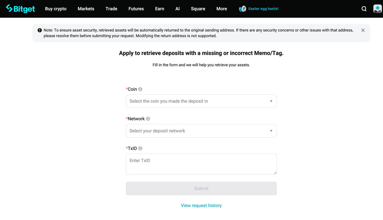 How to Request a Refund of Uncredited Deposit