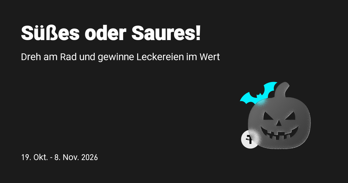 Süßes oder Saures: Drehen & 500.000 $ gewinnen!