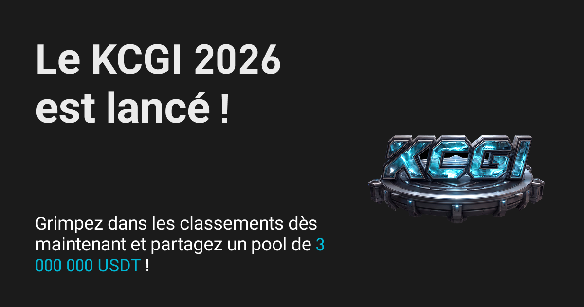 KCGI 2026 : La confrontation ultime commence aujourd'hui !