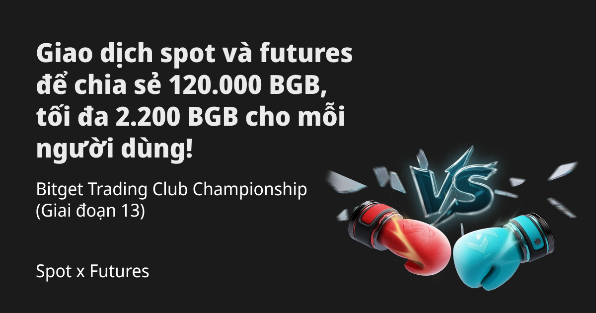 Bitget Trading Club Championship (Giai đoạn 13) – Giao dịch spot và futures để chia sẻ 120.000 BGB, tối đa 2.200 BGB cho mỗi người dùng! image 0