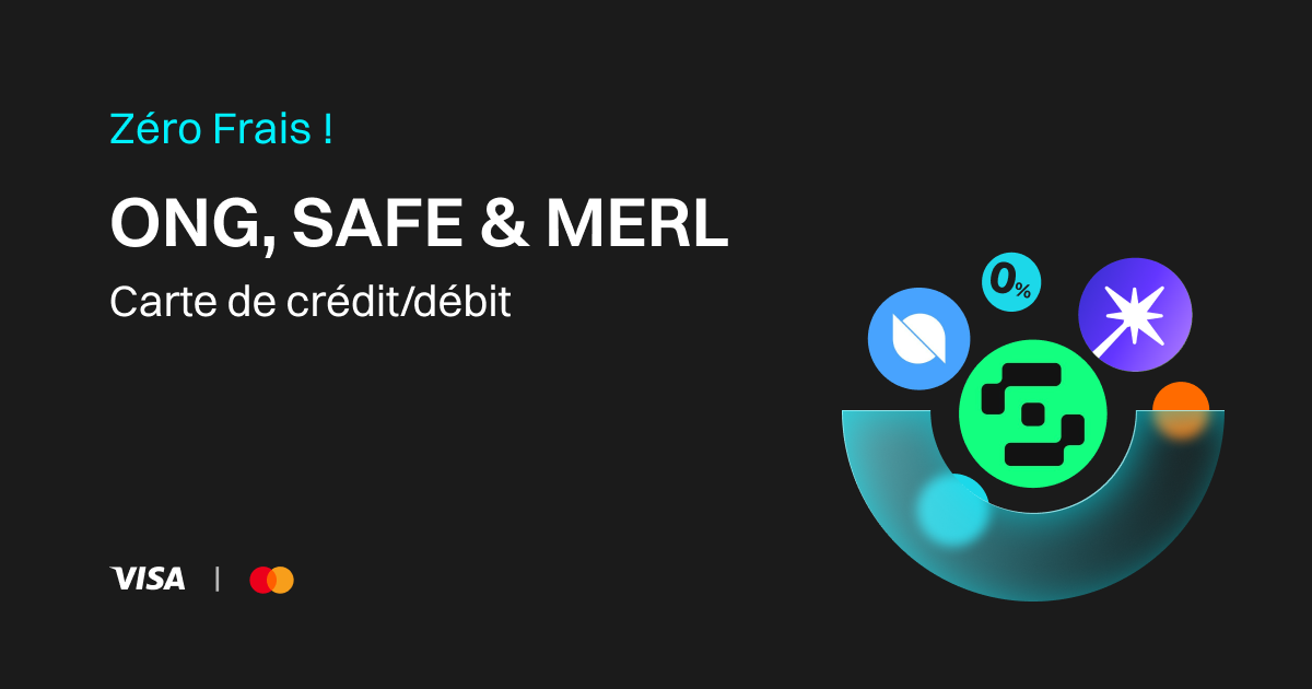 Acheter ONG, SAFE & MERL par carte de crédit/débit sans frais image 0