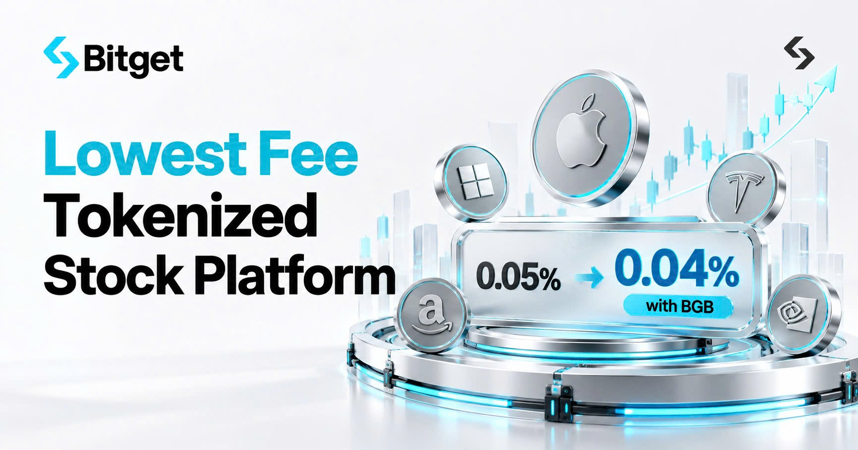 Lowest Fee Tokenized Stock Platform in 2026: Trading Costs, BGB Discounts and How to Buy on Bitget image 0