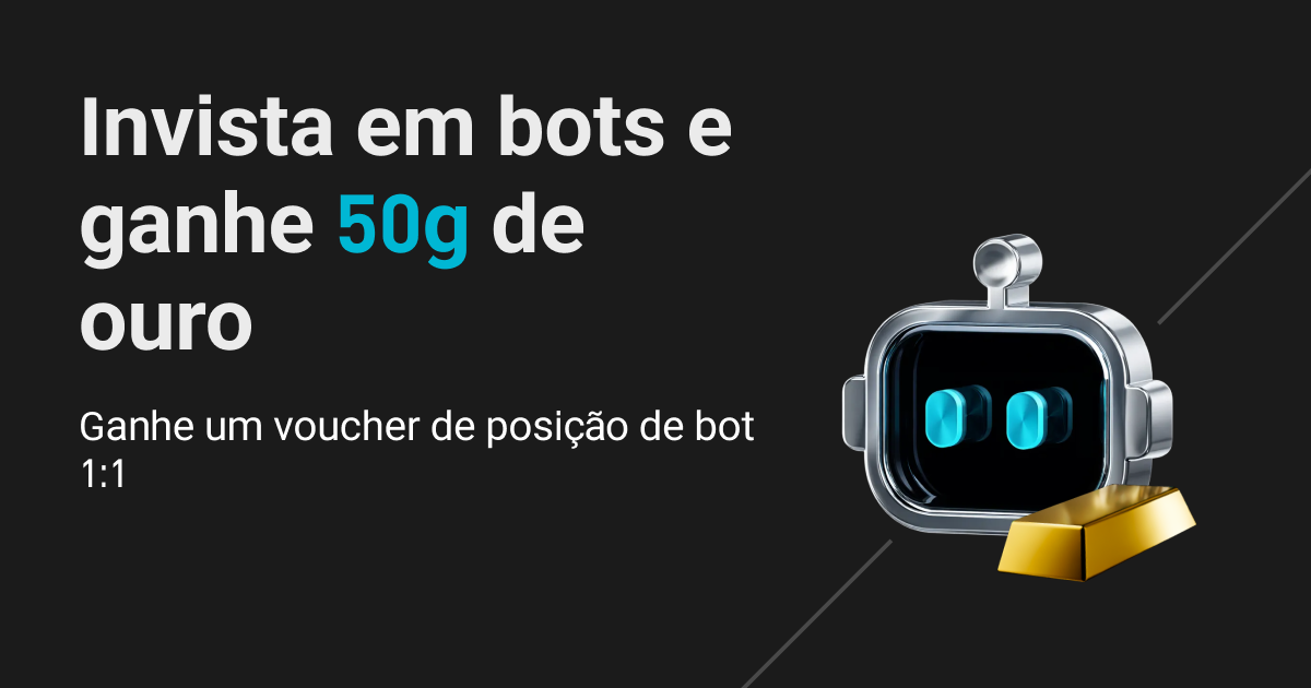 Campanha especial de fevereiro: invista em bots de trading e ganhe até 50g de ouro