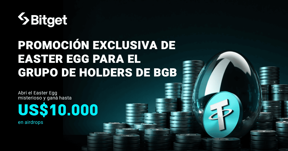 Unite al grupo de holders de BGB, desbloqueá Huevos de Pascua Misteriosos y ganá hasta 10.000 USD en airdrops