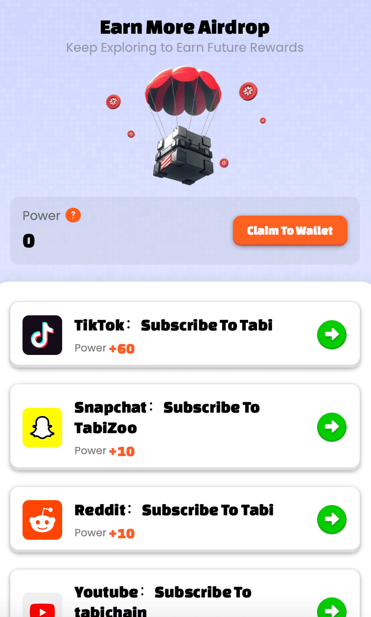 Tabi (TABI) Airdrop Guide: How to Participate and Claim $TABI Rewards? image 5