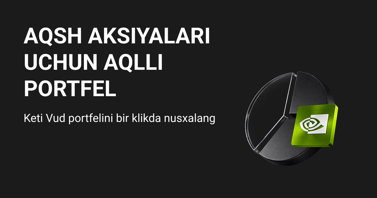 Aqlli portfel boti endi AQSH aksiyalari va qimmatbaho metallarni qo'llab-quvvatlaydi