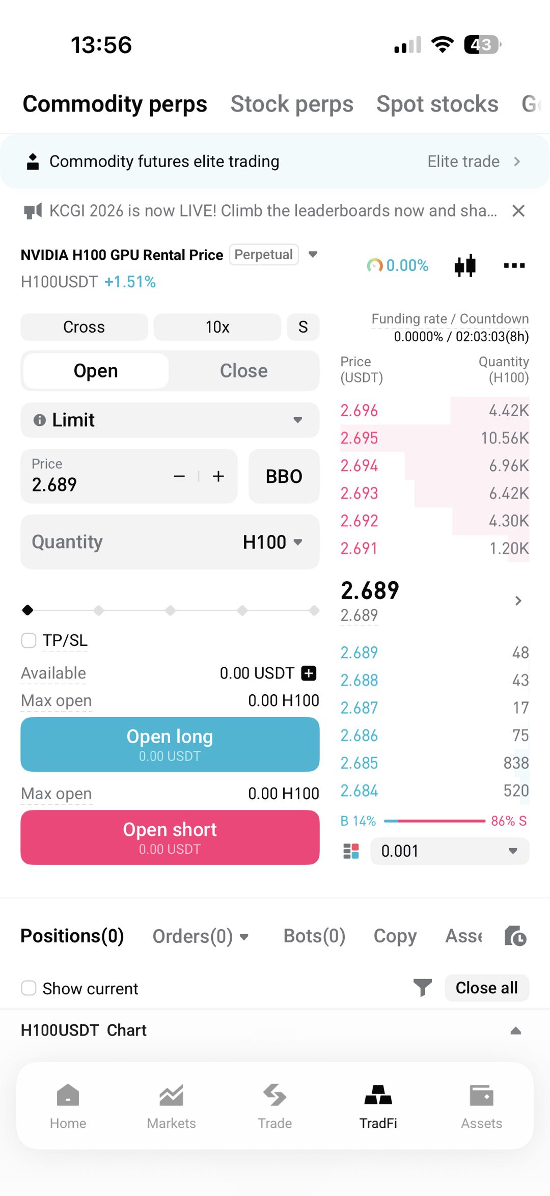 How to Trade Bitget Compute Perpetuals? image 5