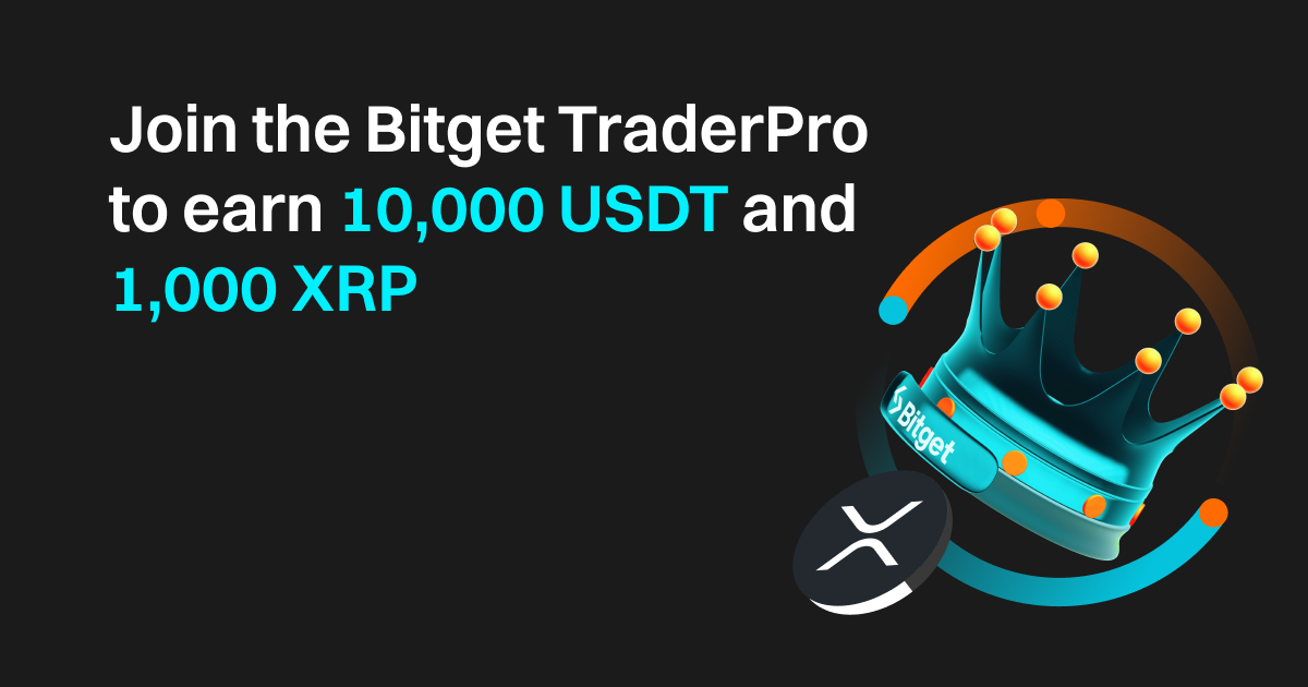 Participate in Bitget TraderPro Season 2 to win 10,000 USDT and 1,000 XRP!