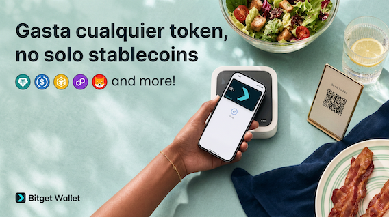 Gasta casi cualquier token que tengas en Bitget Wallet