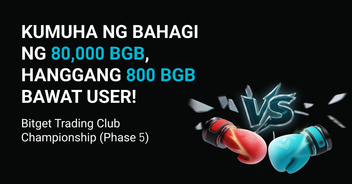 Bitget Trading Club Championship (Phase 5) – Kumuha ng bahagi ng 80,000 BGB, hanggang 800 BGB bawat user! image 0