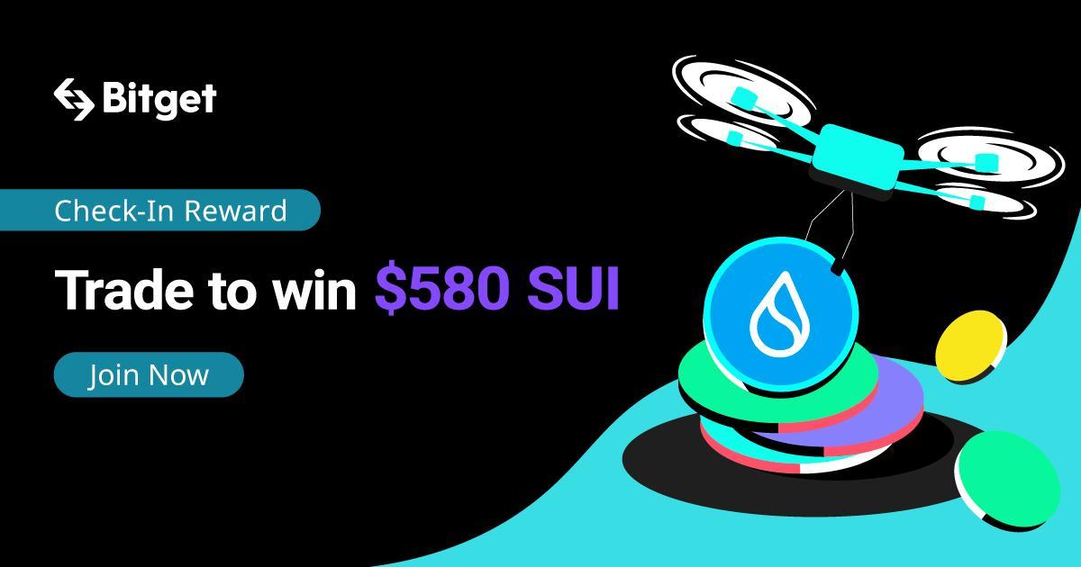 Trade to win 580 USDT in SUI airdrops