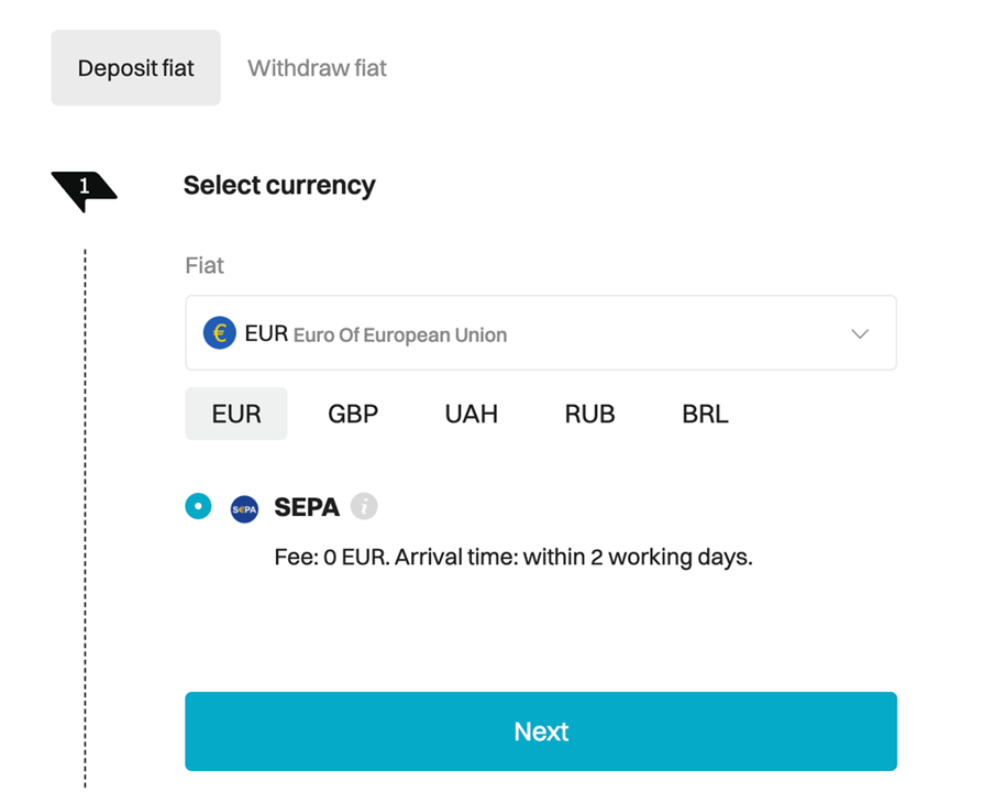 How to complete KYC verification for EUR and GBP deposits image 0