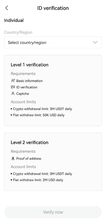 How to complete KYC verification for EUR and GBP deposits image 2