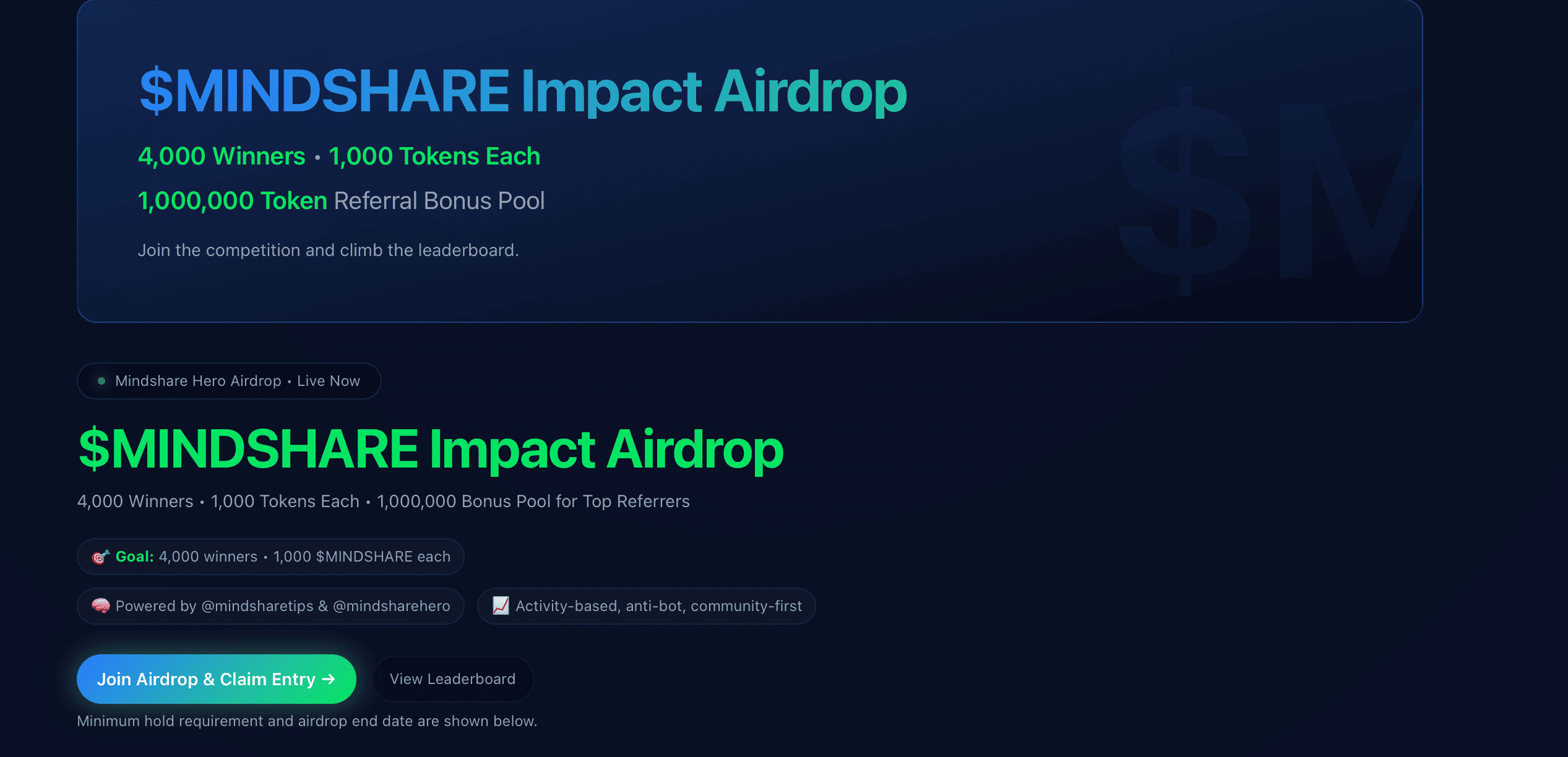 Mindshare Airdrop Guide: How to Participate and Claim $MINDSHARE Rewards image 2