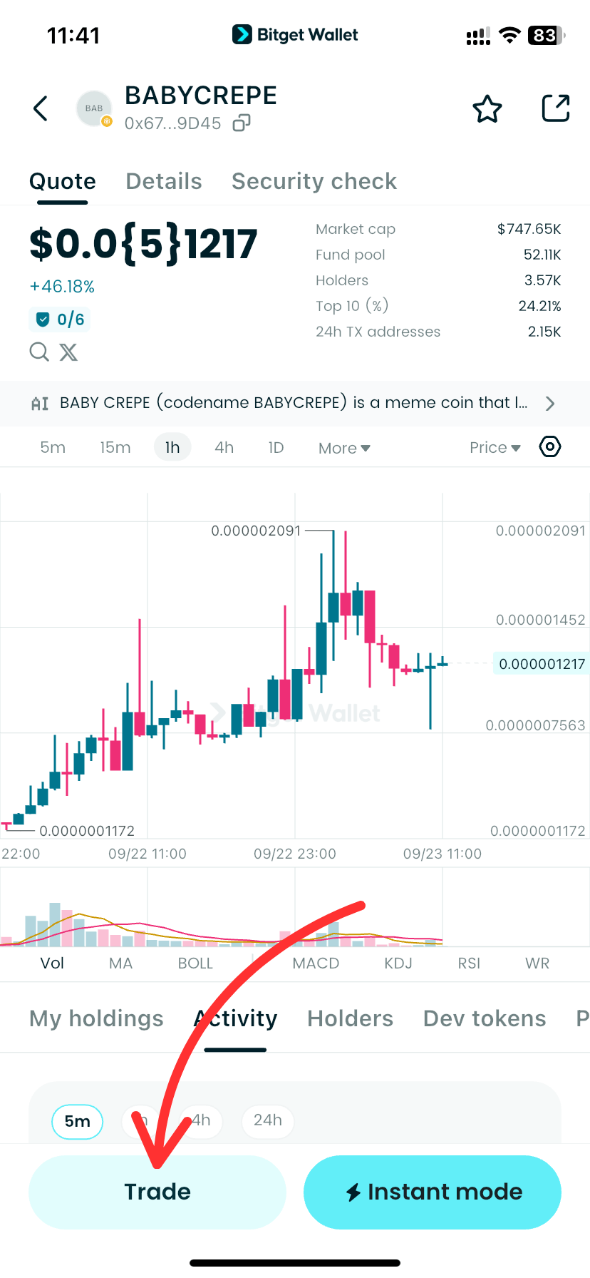 What Is Baby Crepe (BABYCREPE): Meme Token With Reflection Rewards and Passive Income image 6