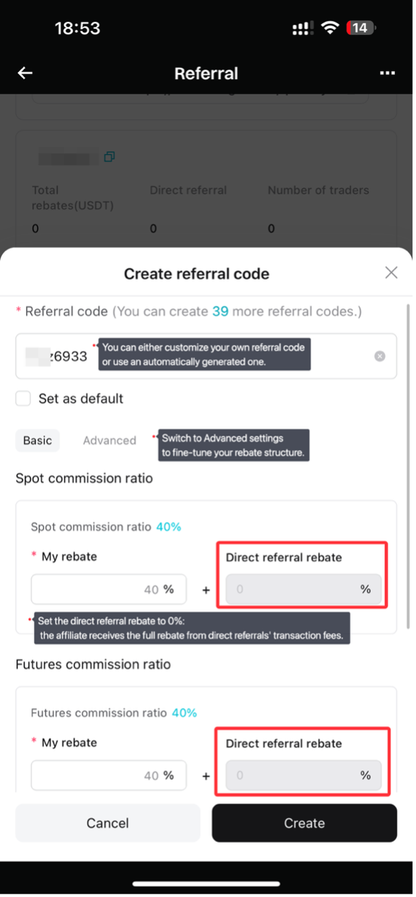 How to Create a Referral Code or Link on the Bitget Affiliate Portal?