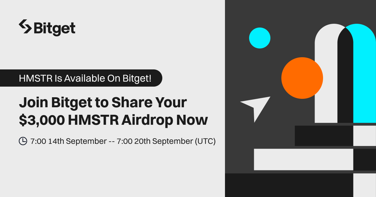 Join Bitget x Hamster Kombat Community Campaign Now to Win Your Share of $3,000 HMSTR! image 0