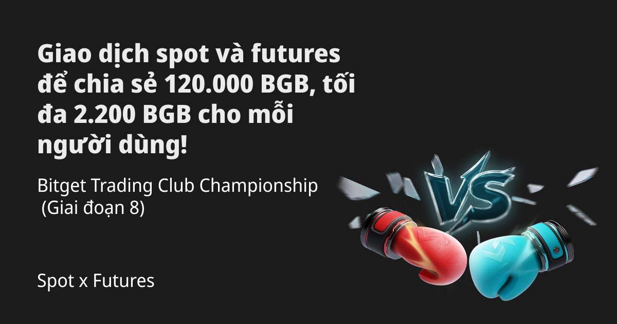 Bitget Trading Club Championship (Giai đoạn 8) – Giao dịch spot và futures để chia sẻ 120.000 BGB, tối đa 2.200 BGB cho mỗi người dùng! image 0