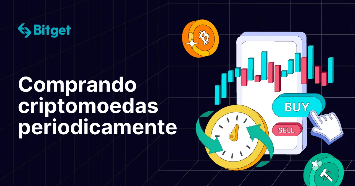 Comprando criptomoedas periodicamente