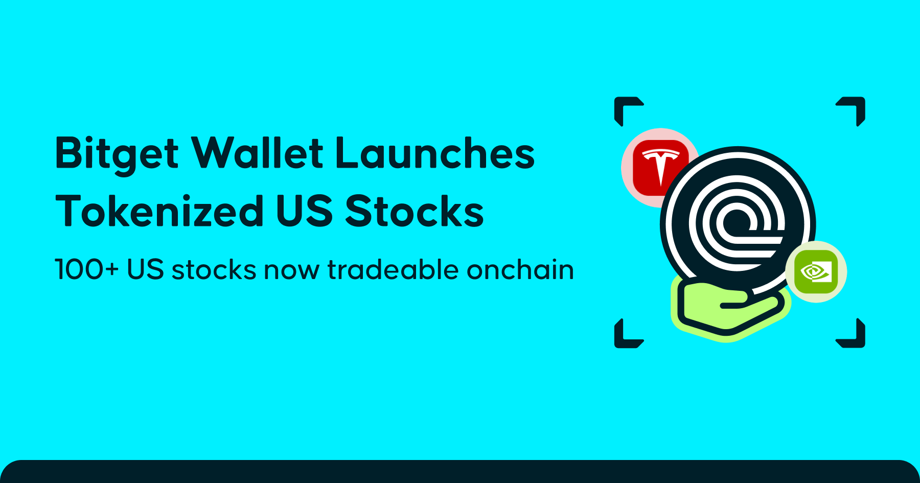 Giao dịch hơn 100 Cổ phiếu & ETF Hoa Kỳ được token hóa hiện đã có trên Bitget Wallet