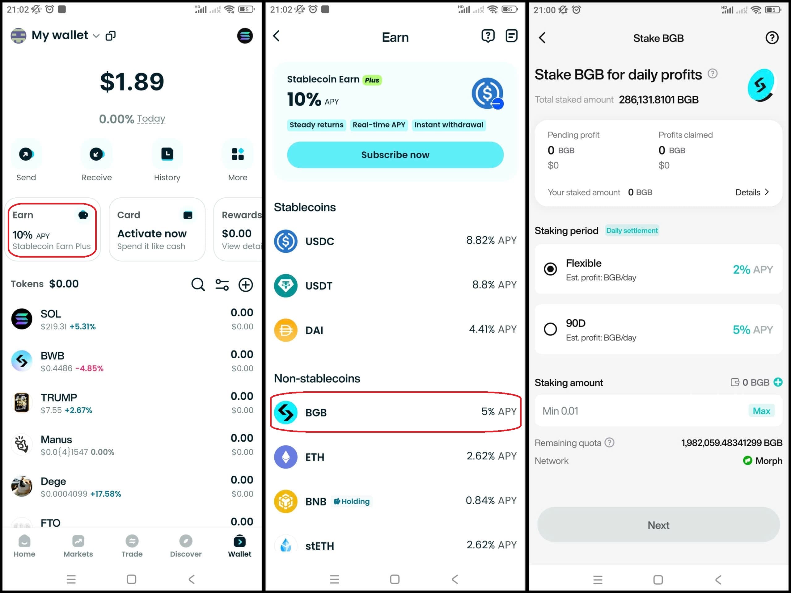 Morph Unity Airdrop Guide: How to Join and Claim $BGB Rewards image 4