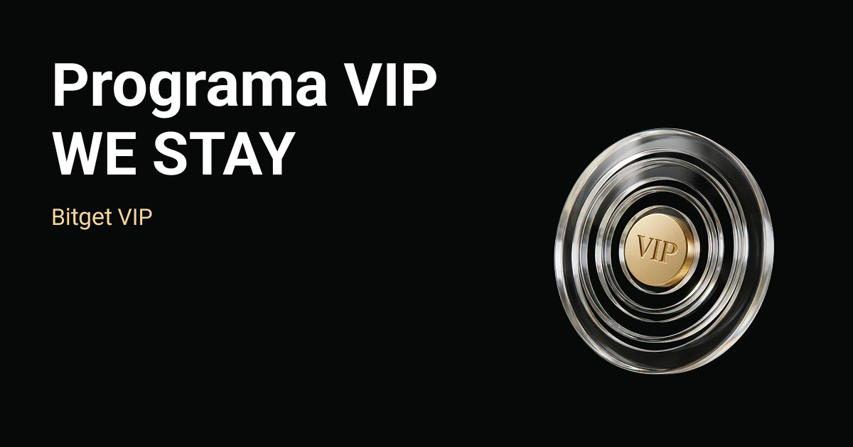 Programa VIP WE STAY da Bitget