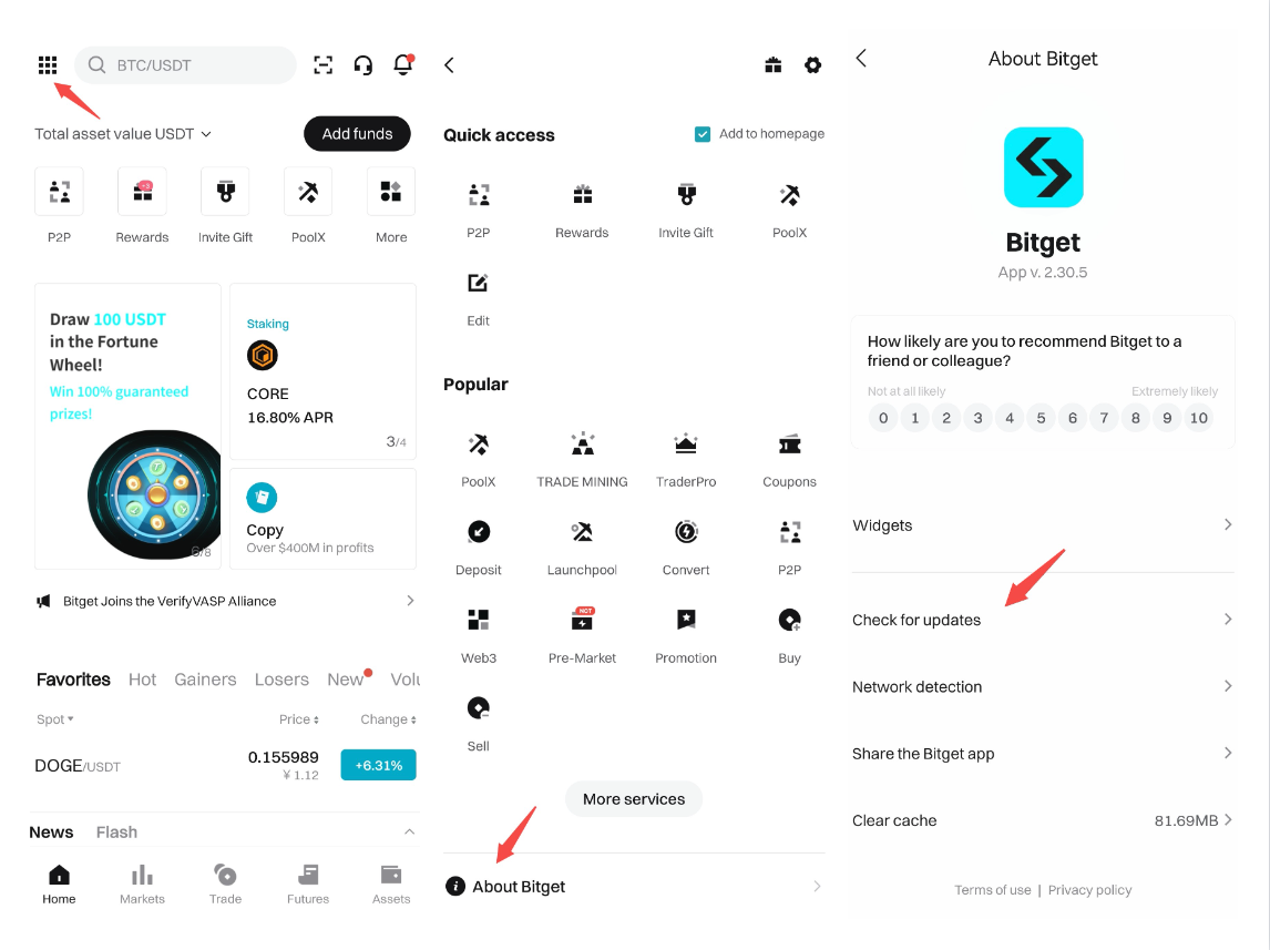 Please update Bitget App to experience the new features of P2P! image 0