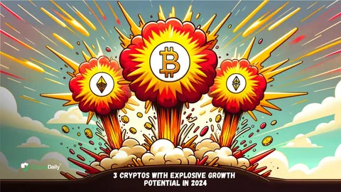 3 Cryptos with Explosive Growth Potential in 2024