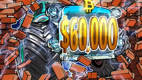 Bitcoin breaches $60,000 for the first time in over 2 years