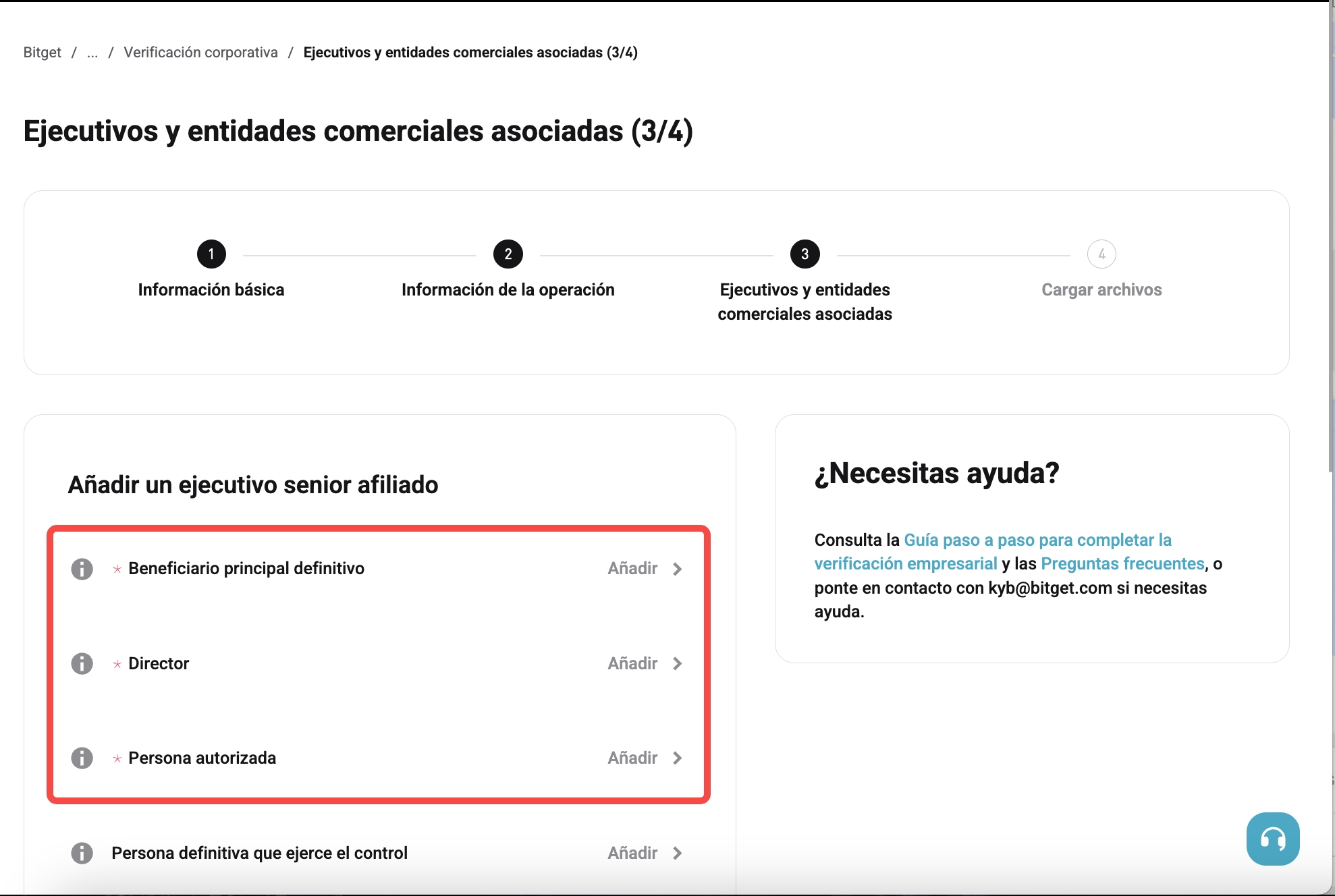 ¿Cómo completar la verificación empresarial en mi cuenta de Bitget? image 9