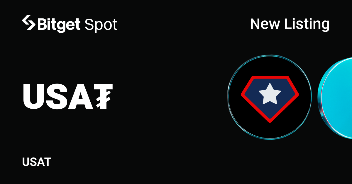 Bitget niêm yết USA₮ (USAT) cho giao dịch spot
