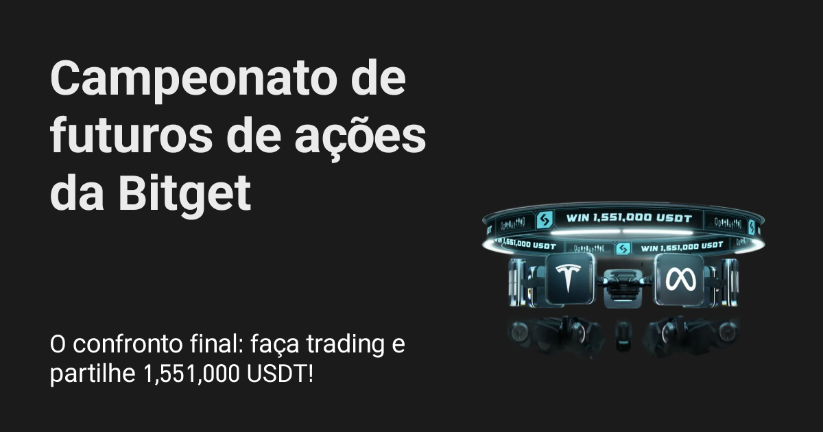 O Campeonato de futuros de ações da Bitget já está disponível! O confronto final: faça trading e partilhe 1,551,000 USDT