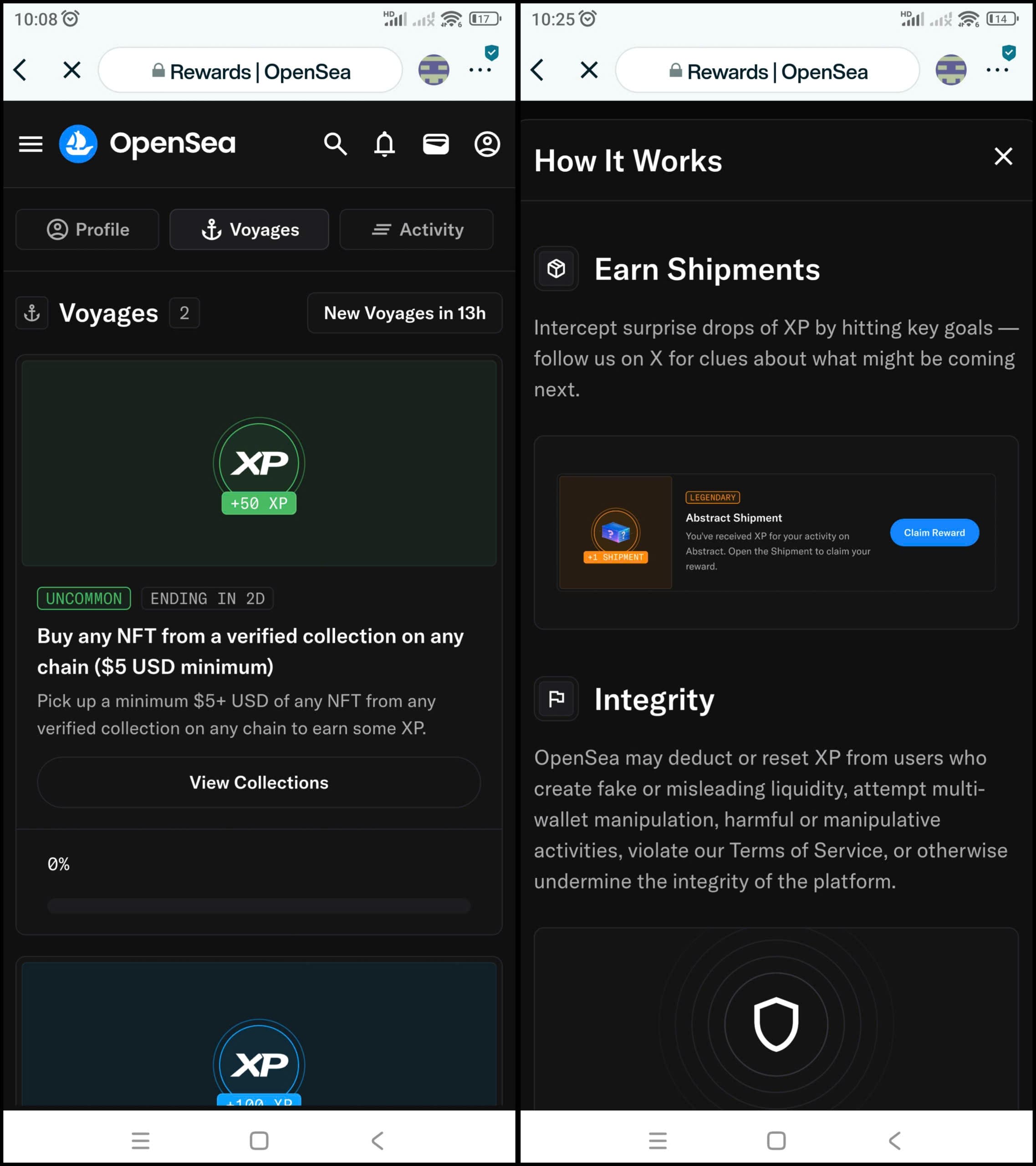 OpenSea Listing: $SEA Launch Date! Inside OpenSea’s Pre-TGE Rewards and Voyages Airdrop System image 3