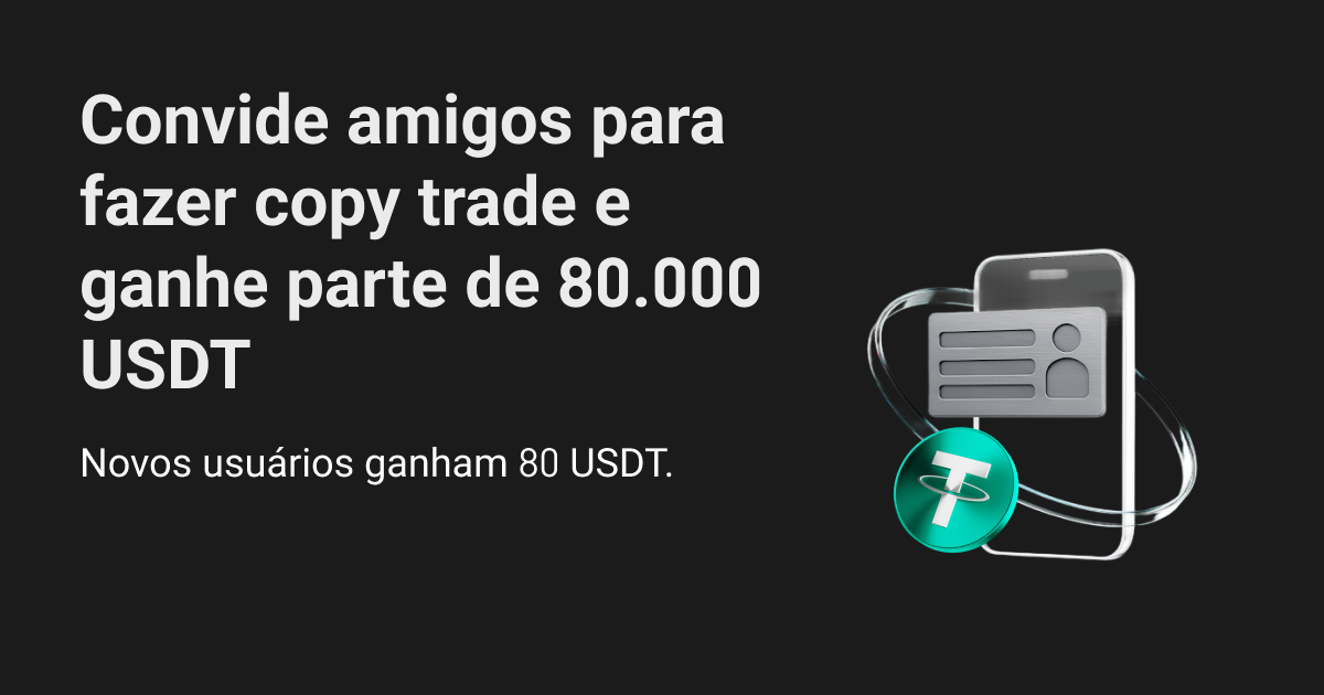 Convide amigos para fazer copy trade e ganhe parte de 80.000 USDT image 0