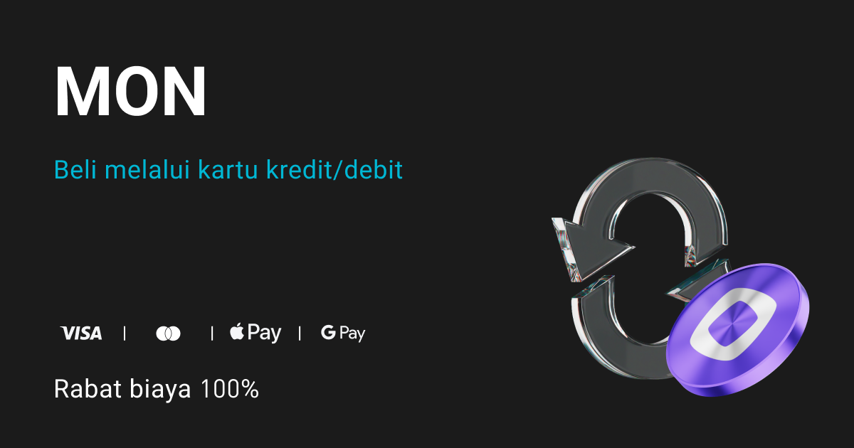 Beli MON, dapatkan rabat biaya 100% dalam MON! image 0