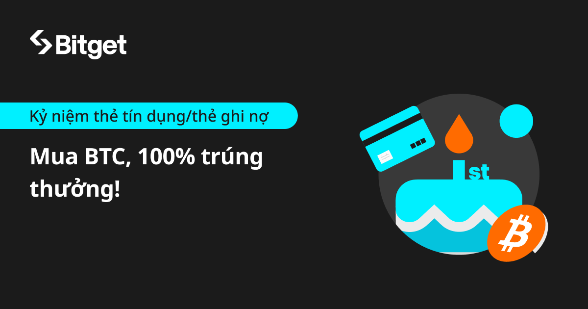 Kỷ niệm thẻ tín dụng/thẻ ghi nợ - mua BTC, 100% trúng thưởng! image 0