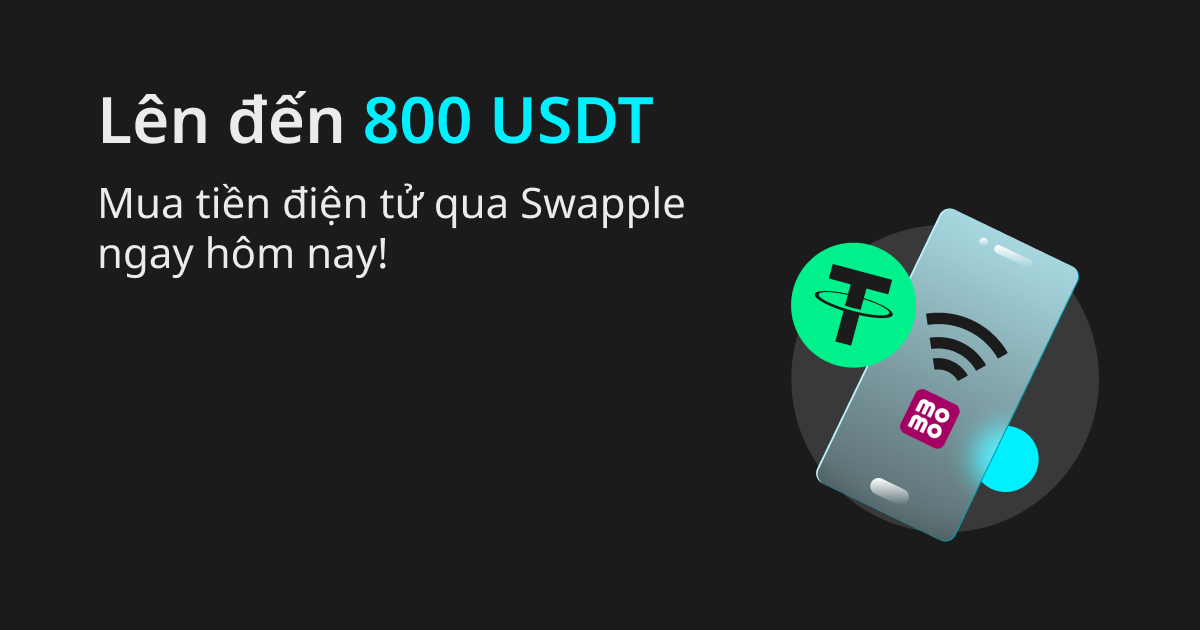 Lên đến 800 USDT: Mua tiền điện tử qua Swapple ngay hôm nay!  image 0