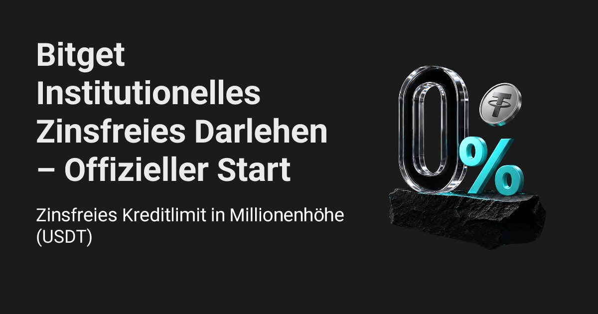 Zinsfreies Kreditprogramm von Bitget