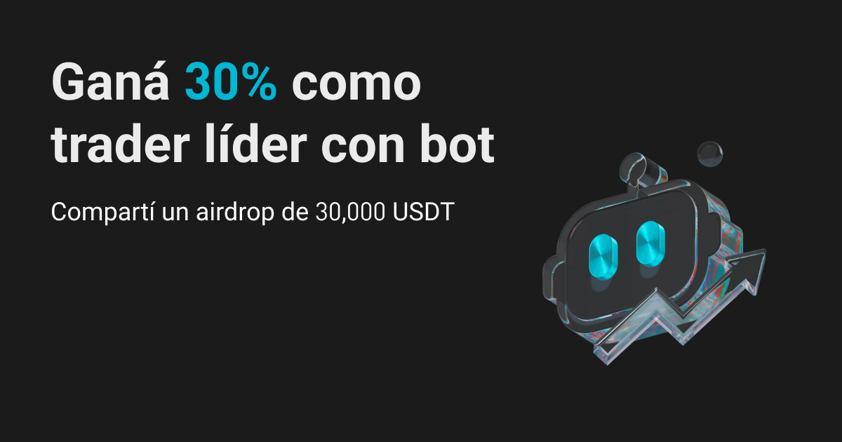 Convertite en trader con bots líder: accedé a un 30% de participación en las ganancias y 30,000 USDT image 0