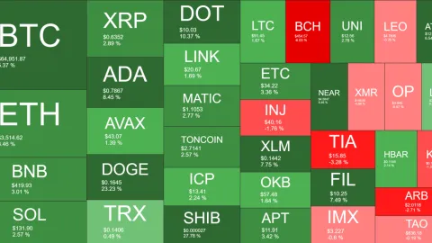 Bitcoin Jumps Past $65K, Shiba Inu and Dogecoin Soar by 25% Daily (Market Watch)