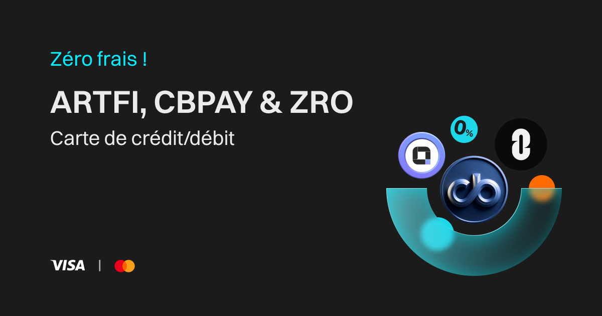 Acheter ARTFI, CBPAY & ZRO par carte de crédit/débit sans frais image 0