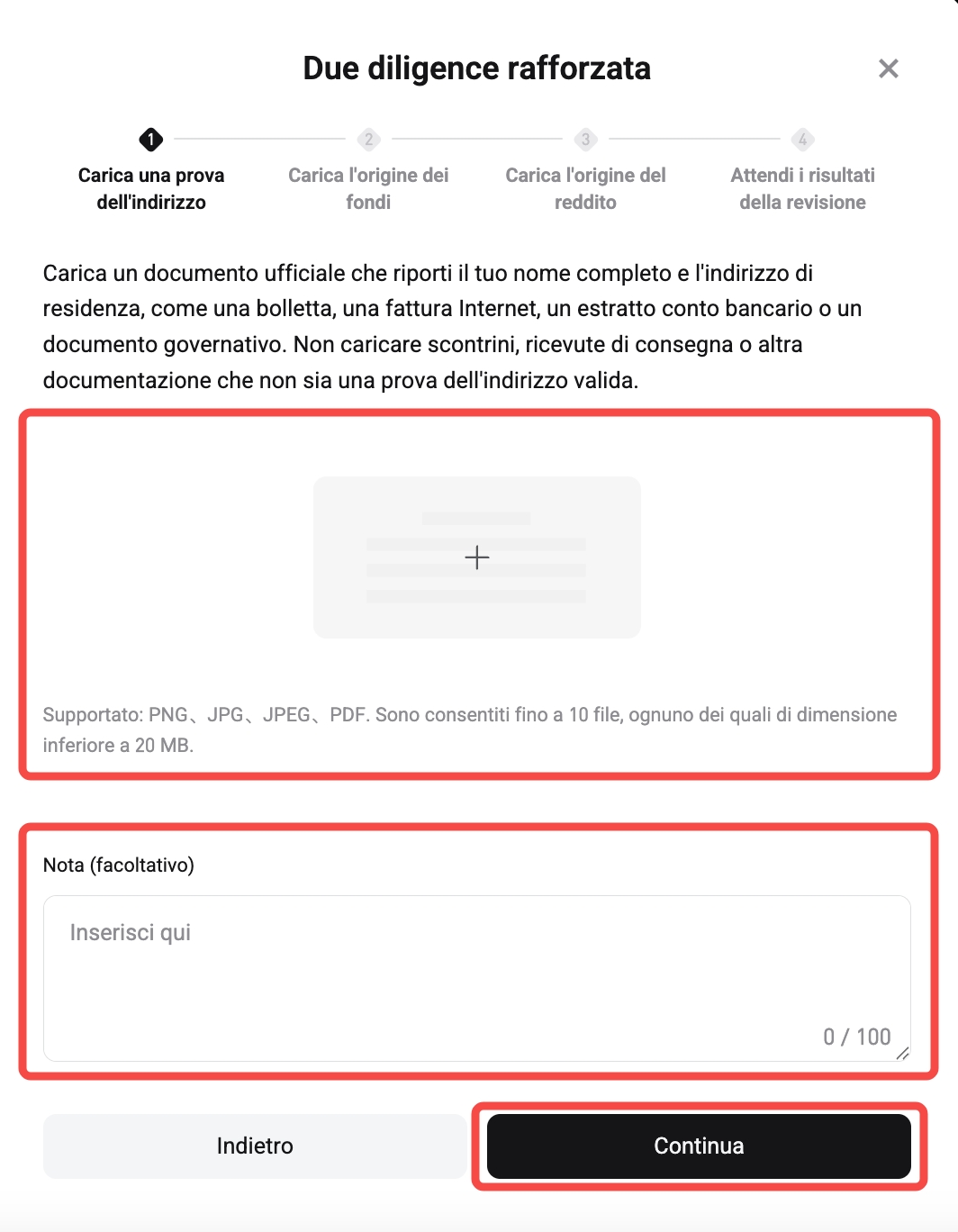 Come completare la procedura di due diligence rafforzata (EDD) per il mio account Bitget? - Guida per il sito web